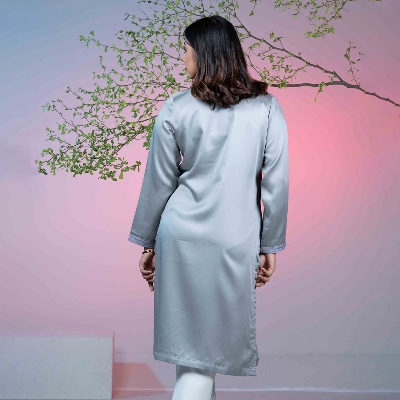 Picture of TORR  Lime Yellow Ethnic Wear (01 Piece Kurti)