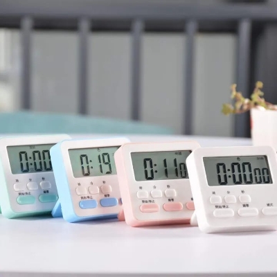 Picture of Digital Display Baking Timer Timer Alarm Clock Kitchen Reminder Cute Clock Digital Clocks Silent Clock Food Abs Student Stopwatch Oven Timers