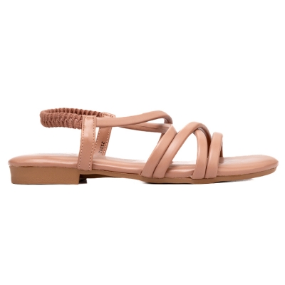 Picture of Ladies Open Flats - Sandal - Camellia