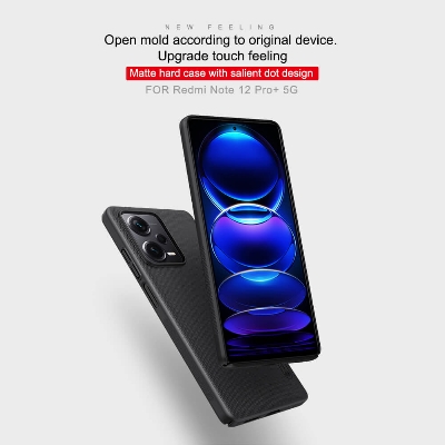 Picture of For Xiaomi Redmi Note 12 Pro Plus 5G / Xiaomi Redmi Note 12 Pro+ 5G Phone Case Nillkin Super Frosted Shield Hard PC Back Cover Salient Dot Design Case