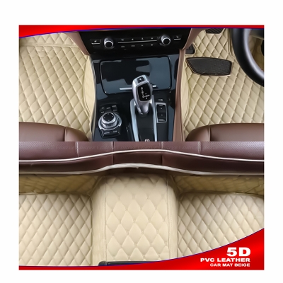 Picture of PVC Leather 5D Car Mat - Beige