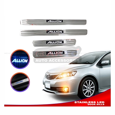Picture of Stainless Steel LED Lighted Door Sills - allion  DOOR LIGHT