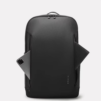 Picture of BANGE BG-3057 Large Capacity Men Business Work Lightweight Computer Backpack(Black)