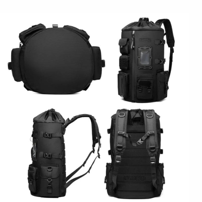 Picture of Ozuko 9573 Multifunctional Sports Basketball Backpack: Water-Repellent Wear-resistant Design: Large Capacity Sport/Gym Back Pack, Multi-pocket, Ball/Shoe Compartment
