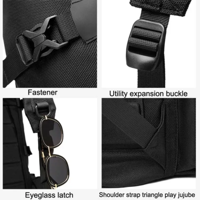 Picture of Ozuko 9573 Multifunctional Sports Basketball Backpack: Water-Repellent Wear-resistant Design: Large Capacity Sport/Gym Back Pack, Multi-pocket, Ball/Shoe Compartment