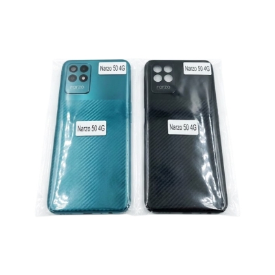 Picture of Replacement Backshell Panel + midel frame for Realme Narzo 50 4g Edition Battery Back Door Back panel