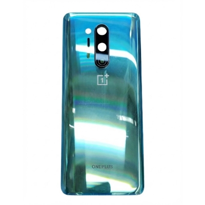Picture of Original For OnePlus 8 Pro Battery Cover Door Back Housing Rear Case For OnePlus 8 Pro Battery Door Replacement Parts+Camera Lens