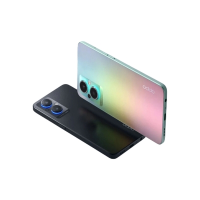 Picture of Oppo f21 pro 5g এর জন্য ব্যাক প্যানেল কভার-কালো-সবুজ