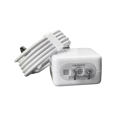 Picture of Oppo Super VOOC 5V 4A Adapter Fast Charging with Micro USB Cable Charger For F3, F3 Plus F1s F1 F5 F7 F9 F11 F11 Pro