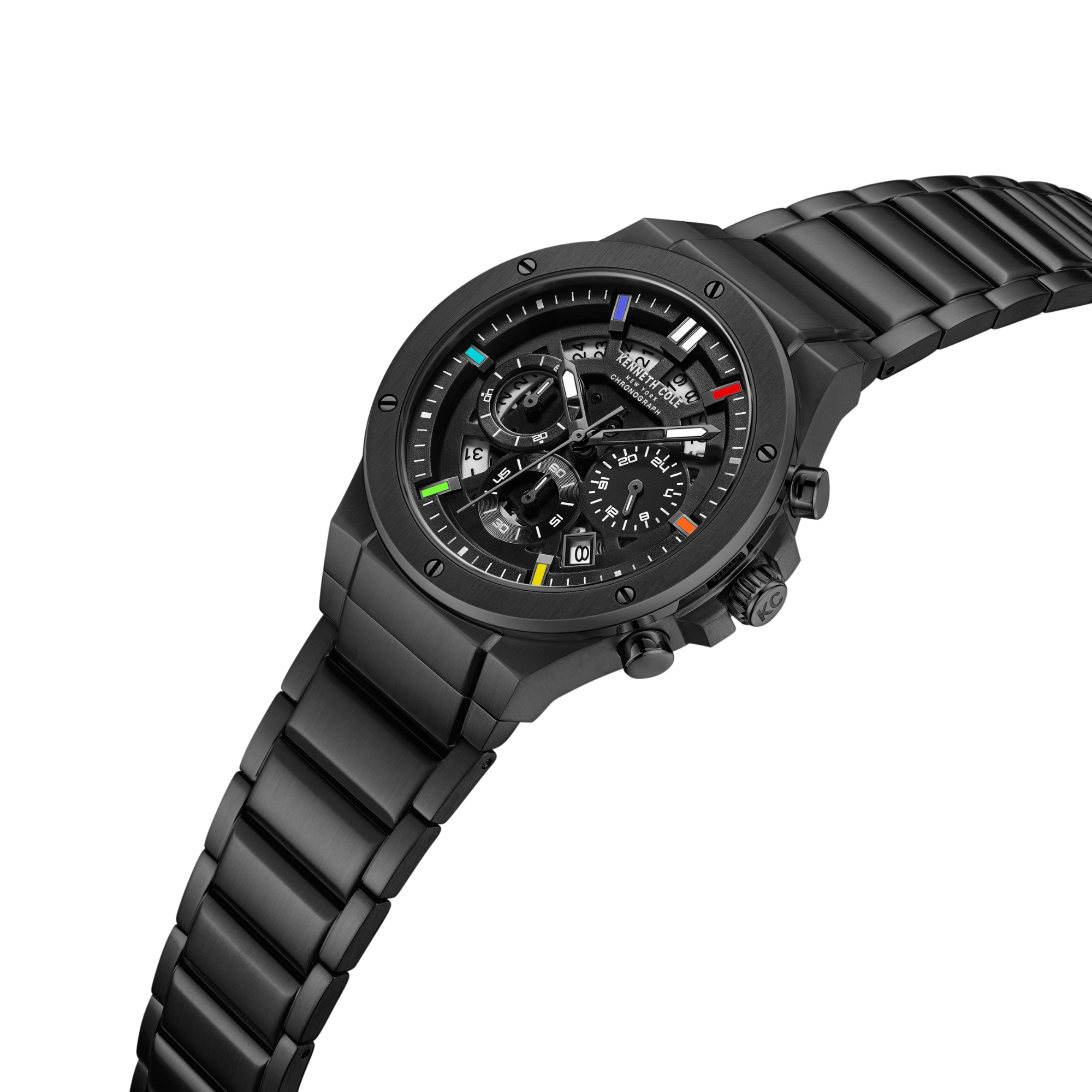 Picture of SB.1.10419-1 Chronograph Wrist Watch With Leather Strap