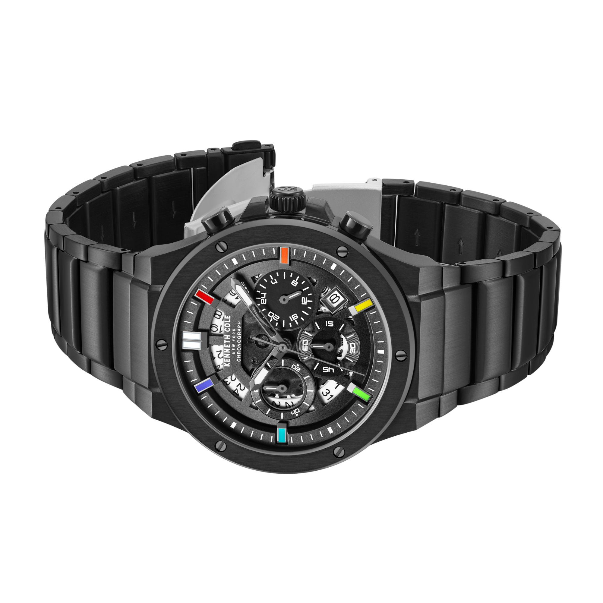 Picture of SB.1.10419-1 Chronograph Wrist Watch With Leather Strap