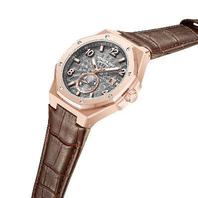 Picture of SB.1.10419-5 Chronograph Wrist Watch With Leather Strap