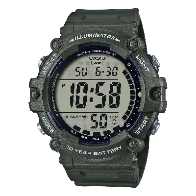 Picture of Casio AE-1500WH-3A World Time Multifunction Fiber Belt Watch