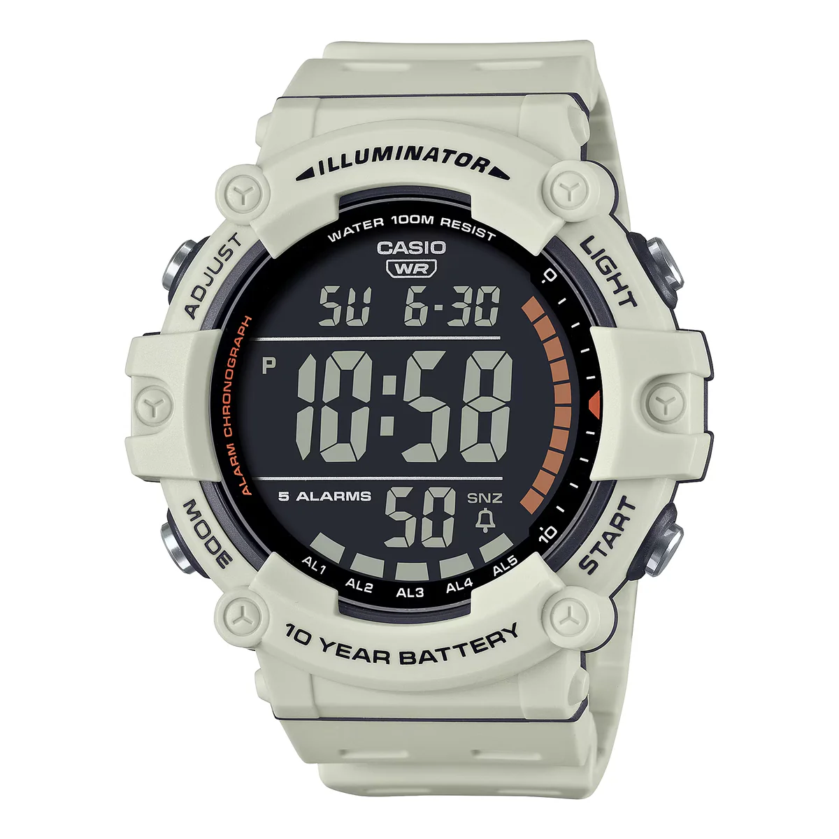 Picture of Casio AE-1500WH-8B2V World Time Multifunction Fiber Belt Watch