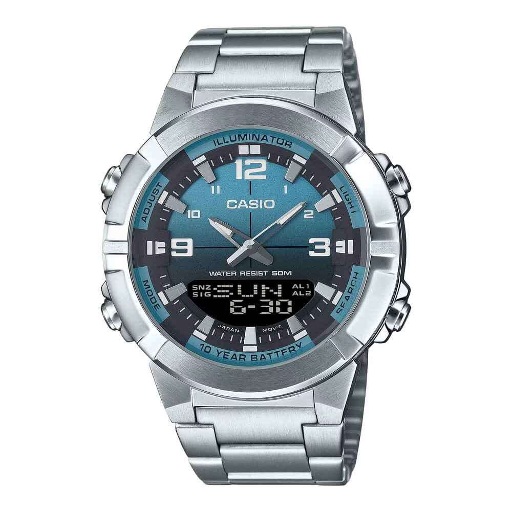 Picture of Casio AMW-870DA-2A2VDF Standard Dual Time Chain Watch