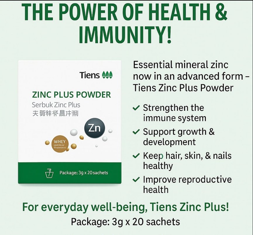 Tiens Zinc Plus Powder