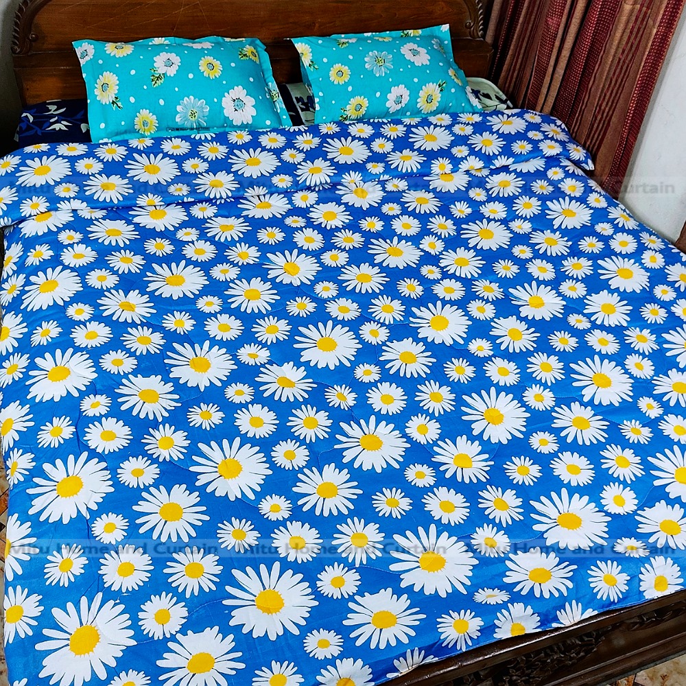 	Buy Comforter for Winter King size Exclusive Comforter with Primium twill cotton fabric (3kg+) 84*90 inch European cube style (1pcs Box) White , Red , Pink , Blue at Best Price In Bangladesh