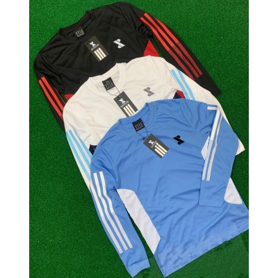 Picture of SMUG Premium Full Sleeve T-shirt Combo 3 pcs- Black , White and Sky blue