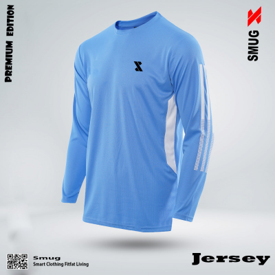 Picture of SMUG Premium Full Sleeve T-shirt Combo 3 pcs- Black , White and Sky blue