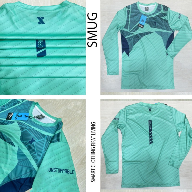 Picture of SMUG Premium Full Sleeve Sports T-shirt Combo Pack -3 Pcs -Black, Sky blue and Pest color