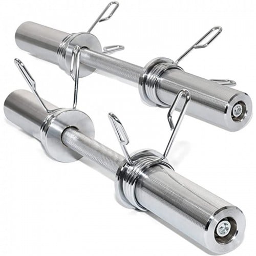 Picture of Olympic Dumbbell Stick Bar with Collar 20'' for Gym Power Lifting - 1 Pair