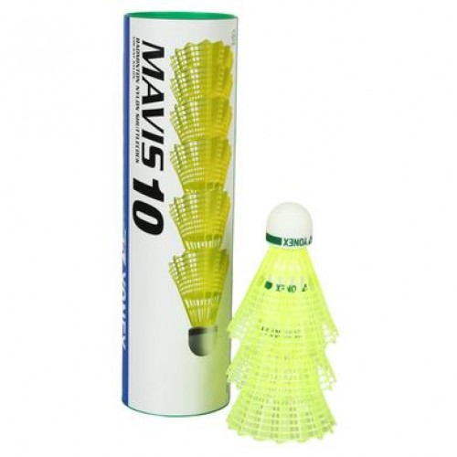 Picture of Yonex Mavis 10 Nylon Shuttlecock - 6 Pcs - Yellow