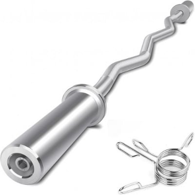 Picture of Olympic EZ Bar with Spring - Silver