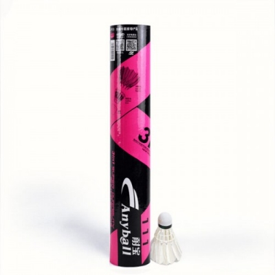 Picture of 3 in 1 Badminton Feather Shuttlecock Super Durable Anyball-111 - 12 Pcs