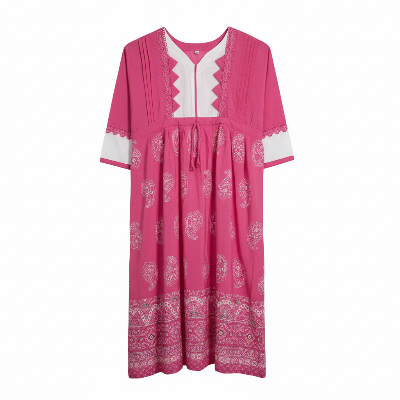 Picture of Ladies Design Kurti (Linen) – 2 Piece/ 1 Piece Gown