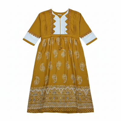 Picture of Ladies Design Kurti (Linen) – 2 Piece/ 1 Piece Gown