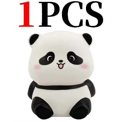 Picture of Panda LED Night Light Living Room Cute Panda Plastic Lamp Bedside Decor Creative Kids Night Light Birthday Gift Cake Decor