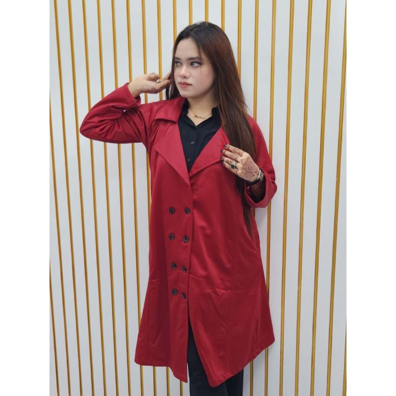 Picture of Autumn Winter Coat woman Coat women Water long overcoat long lady jacket