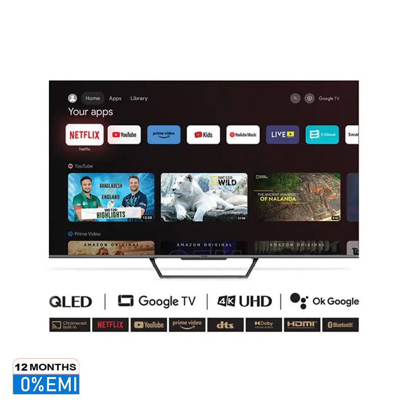 Picture of VISION 55" QLED TV Google Android 4K PQ1Galaxy Pro
