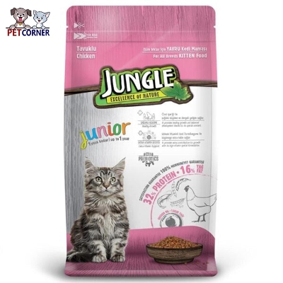 Picture of Jungle Kitten Cat Food Chicken Flavor 1.5Kg - Cat Food