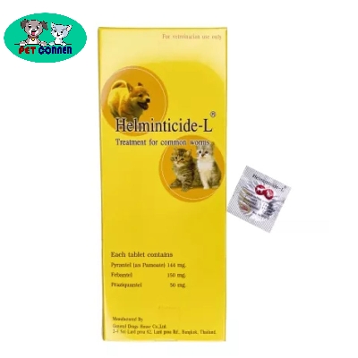 Picture of Helminticide-L Pet Cat Dog Deworming Tablet (1 Tablet)