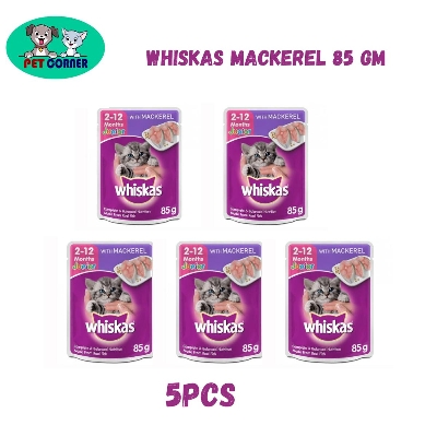 Picture of Whiskas Kitten Pouch With  Mackerel  85g