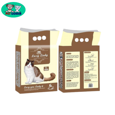 Picture of Lazy Lady bentonite Cat litter Coffee 5Ltr