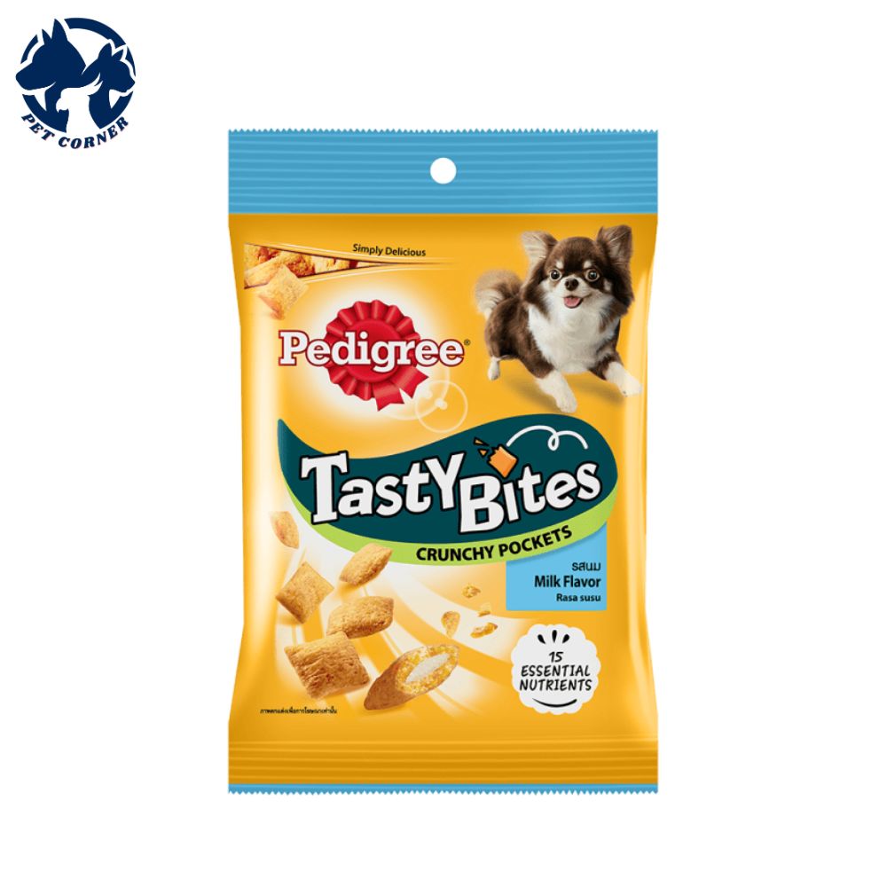 Picture of PEDIGREE Tasty Bites Dog Treat Adult Crunchy Pockets 60 gm