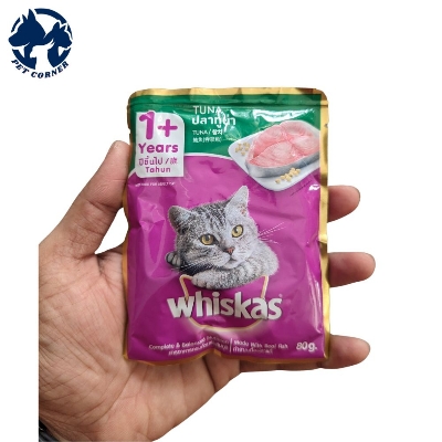 Picture of Whiskas Adult Pouch Tuna Flavour 80 gm( Wet Food)