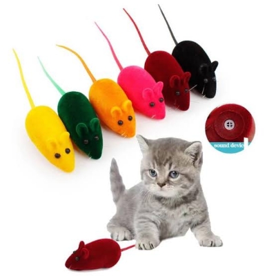 Picture of Mouse Cat Toy One piece & Cat Plastic Ball one Piece(Mouse+Ball)