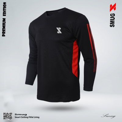 Picture of SMUG Premium Full Sleeve T-shirt Combo 3 pcs- Black , White and Sky blue