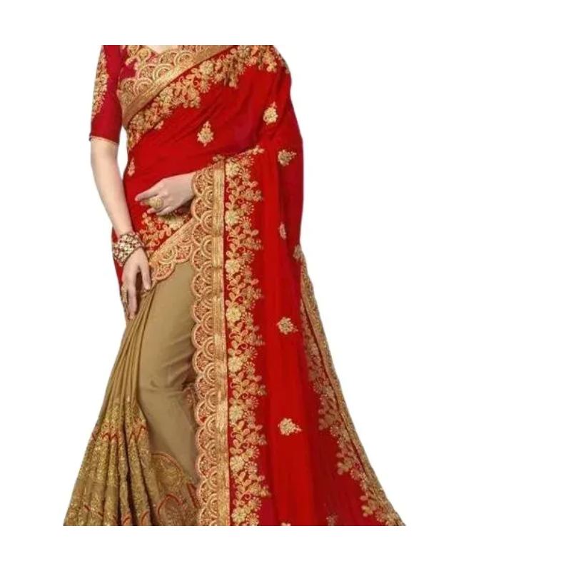 Picture of  Georgette Embroidery High Quality Stylish Saree for Women