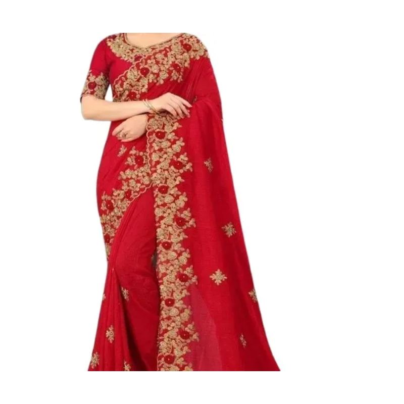 Picture of Georgette Embroidery High Quality Stylish Saree for Women