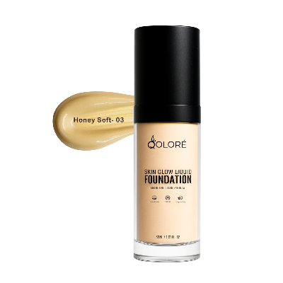 Picture of Qolore Skin Glow Liquid Foundation Honey Soft-03 30ml