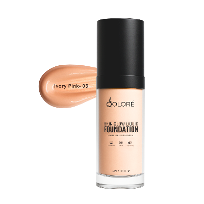 Picture of Qolore Skin Glow Liquid Foundation Ivory Pink-05 30ml