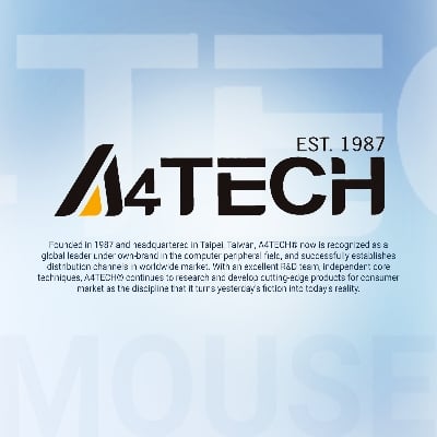 Picture of A4tech FG10 Fstyler Wireless Mouse - 2.4G Wireless Mouse - 2000 DPI - Grey/Blue/Orange