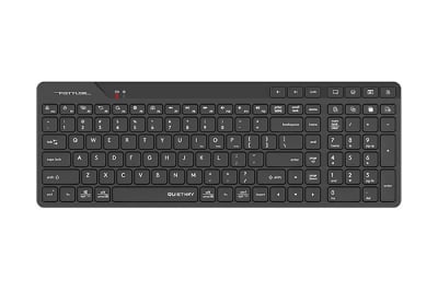 Picture of A4tech FBK27C AS Fstyler Wireless Rechargeable Keyboard - Black - Dual Connectivity Mode - Quiet Key Keyboard, Compact & Trendy - Operation Range: 5~10 m - Operating System Swap -  Wide Compatibility