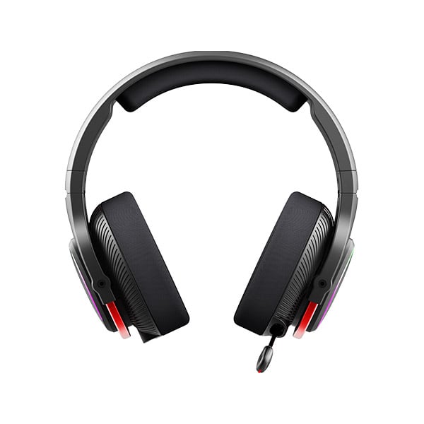 Picture of A4tech Bloody MR720 RGB Wireless Gaming Headphone - Black - Wireless: 2.4GHz Wireless, Bluetooth v5.3, 3.5mm Wired Audio - Retractable Noise-Cancelling Microphone - Mycelium Of Carbon IT