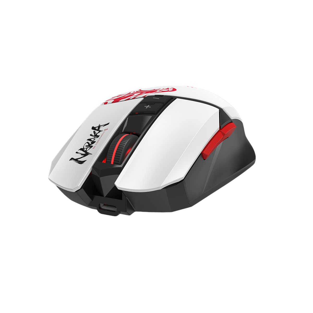 Picture of A4 TECH BLOODY R36 ULTRA NARAKA WAVELINK FULL SPEED DUAL MODE WIRELESS + USB TYPE C GAMING MOUSE