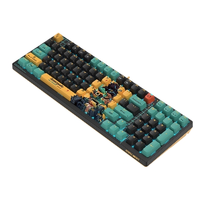 Picture of A4 TECH BLOODY AT98 RENEGADE RGB ALPHA OPTICAL SWITCH SAVAGE IMPACT 98 KEYS PBT KEYCAP USB MECHANICAL GAMING KEYBOARD